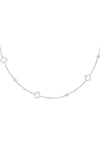 Clover Set (Neckless & Bracelet) - Silver