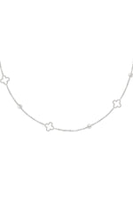 Clover Set (Neckless & Bracelet) - Silver