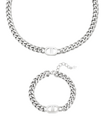 Good Life Set (Neckless & Bracelet) - Silver