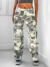 Amber Attico Multipocket Cargo Pants Camo