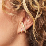 Earcuff Piercing Diamonds - Gold