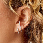 Earcuff Piercing Shine  - Silver