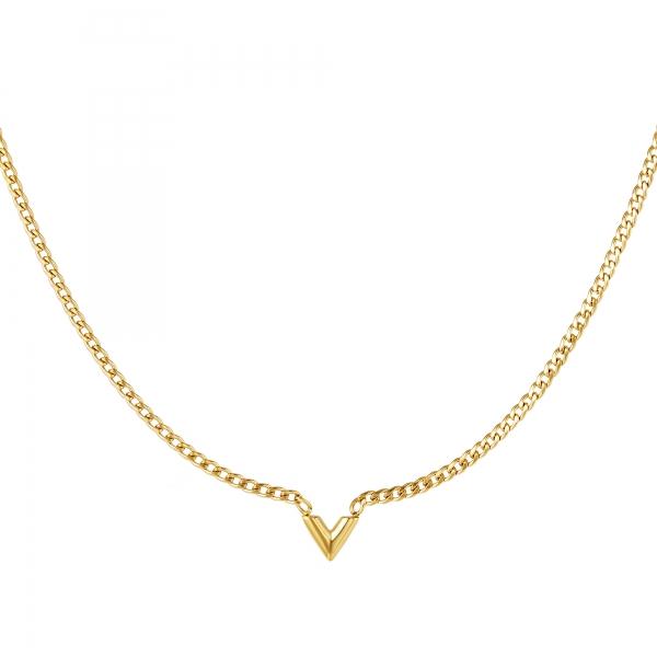 V Set (Neckless & Bracelet) - Gold