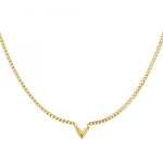 V Set (Neckless & Bracelet & Earrings) - Gold