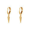 Dangling Cone Earrings - Gold