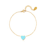 Blue Love Bracelet - Gold