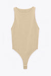 Matte Bodysuit Amber - Beige