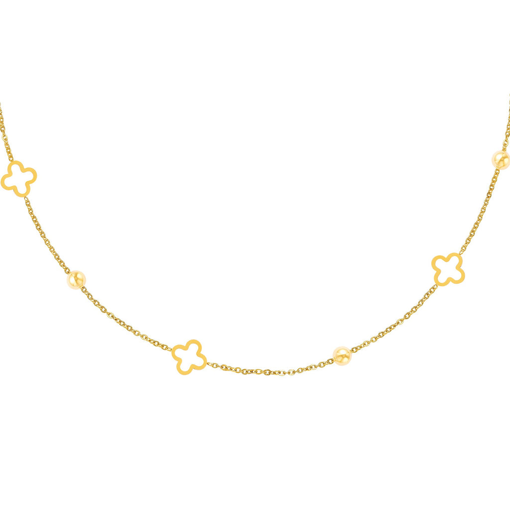 Clover Set (Neckless & Bracelet) - Gold