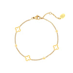 Clover Set (Neckless & Bracelet) - Gold