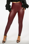 High Waist Legging Jill - Burgundy