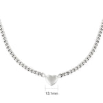 Silver Love Necklace