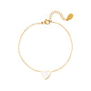 White Love Bracelet - Gold