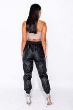 Leather Look Jogger Sarah