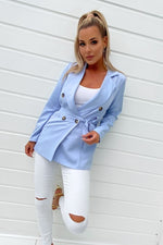 Fitted Blazer Jesmay - Light Blue