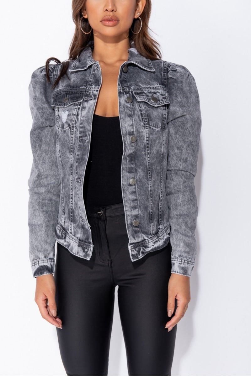 Denim Jacket Celine - Grey