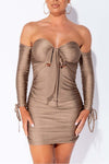 Mini dress Kimberly - Mocha