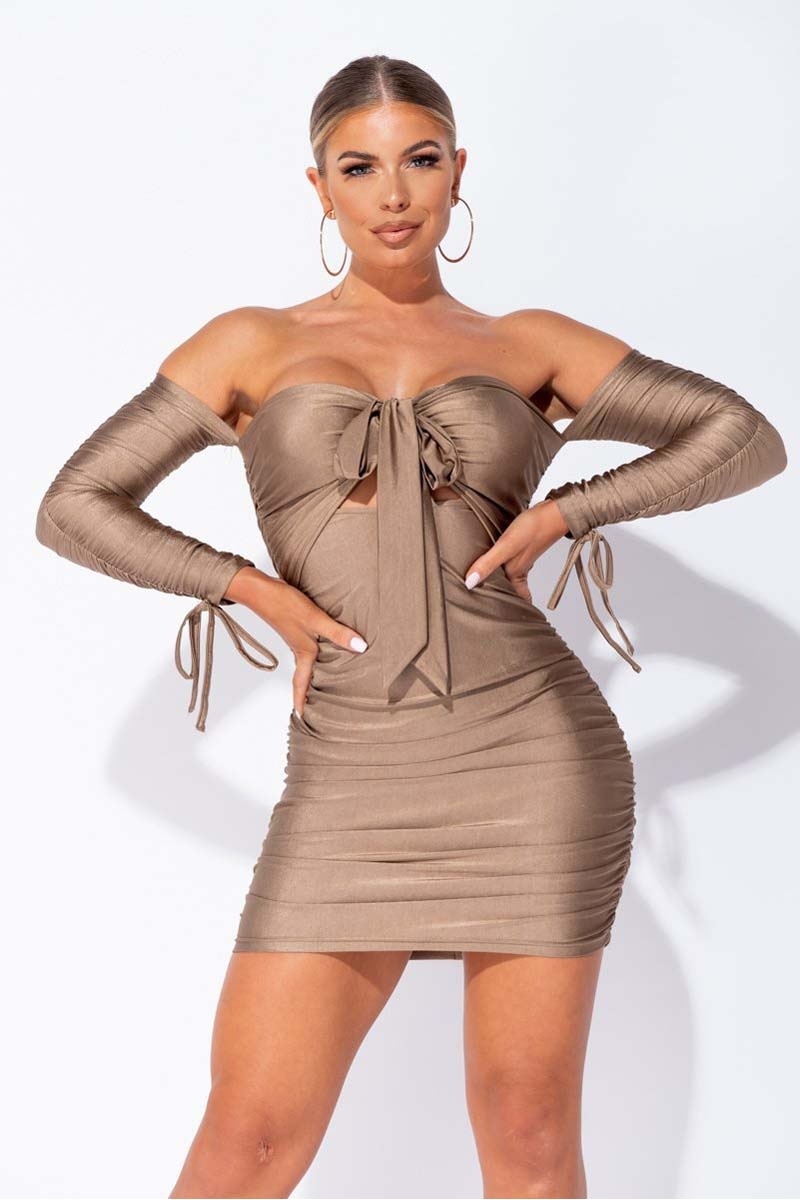 Mini dress Kimberly - Mocha