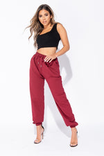 Oversized Joggers Hailey - Wine