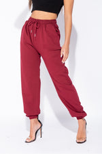 Oversized Joggers Hailey - Wine