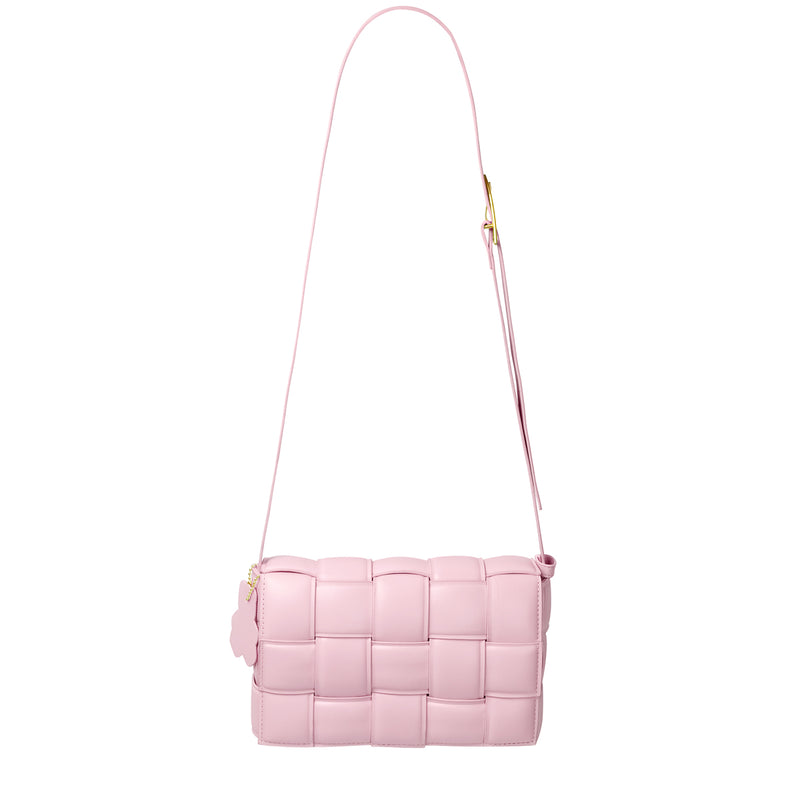 schouder tas roze cubix paris