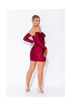 Mini dress Kimberly - Wine